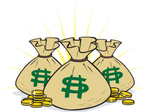 bags of money